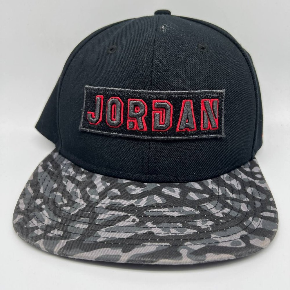 Air Jordan Camouflage Jumpman Hat Snapback Cap Black‎ Men